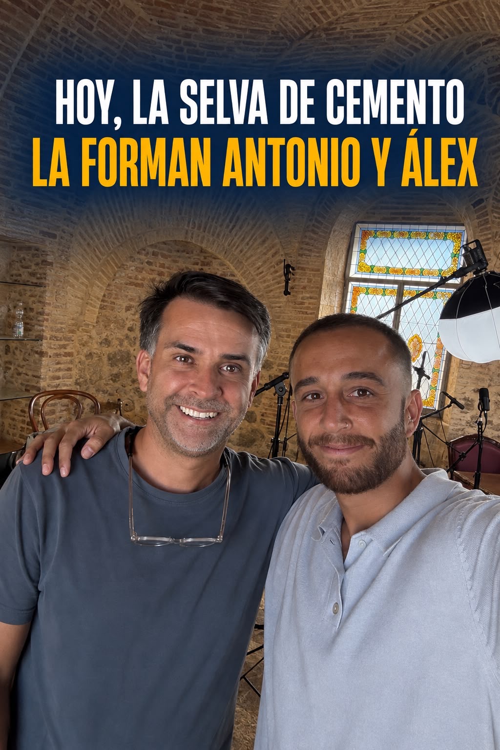 Antonio Morenilla y Álex Florido, creadores de La Selva de Cemento